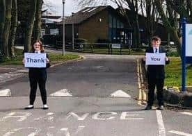 Many of the students at The Angmering School have written to say thank you to our key workers