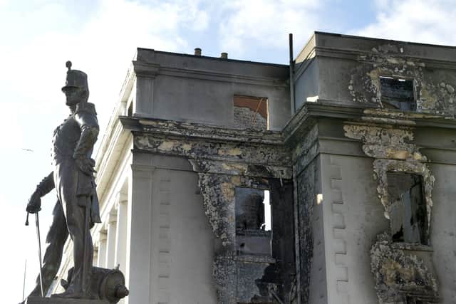Claremont Hotel Fire Eastbourne (Photo by Jon Rigby) SUS-190512-101135008