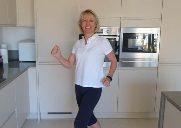 Helen Crabb from Horsham is set to walk a marathon around her kitchen on the day her event, Vegan Fest Horsham, was due to be take place SUS-200420-155431001