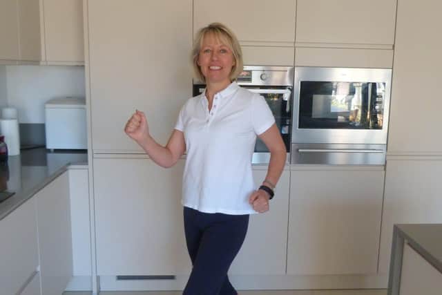 Helen Crabb from Horsham is set to walk a marathon around her kitchen on the day her event, Vegan Fest Horsham, was due to be take place SUS-200420-155431001
