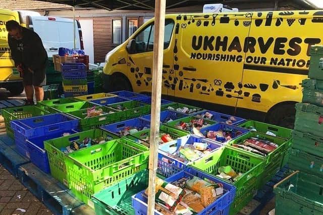 UKHarvest's vans and drivers are working extra hours to ensure food gets to those in need