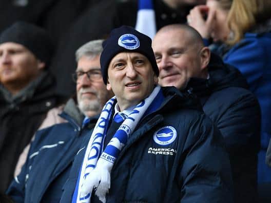 Brighton and Hove Albion chairman Tony Bloom is predicting operating losses for this season