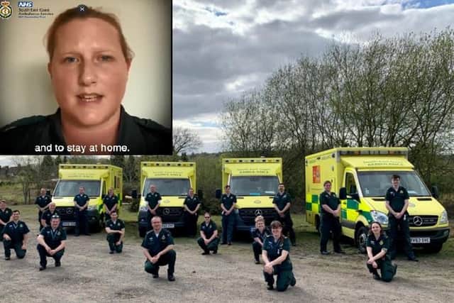SECAmb's executive Covid-19 lead Bethan Eaton-Haskins said it has been 'truly humbling' to see the support from the public during these 'unprecedented times'. Courtesy of @SECAmbulance