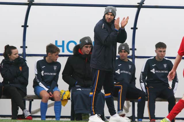 Naim Rouane had an excellent season in charge of Lancing FC / Picture: Derek Martin