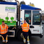 Hardworking waste crews in Mid Sussex have been overwhelmed by support from residents