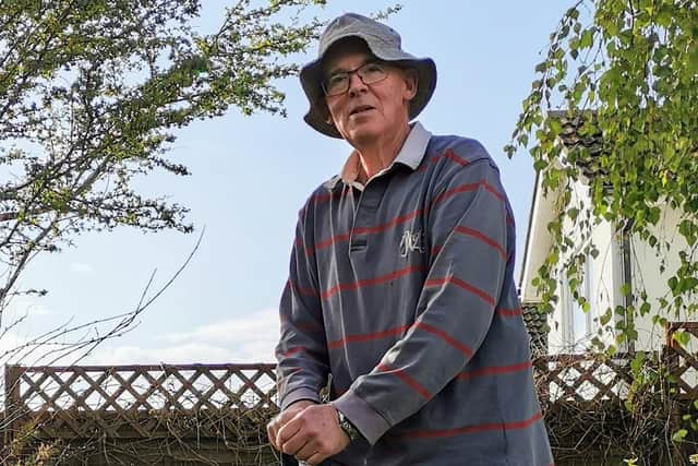 Paul Sedgwick will be digging his allotment at part of The 2.6 Challenge SUS-200422-132407001