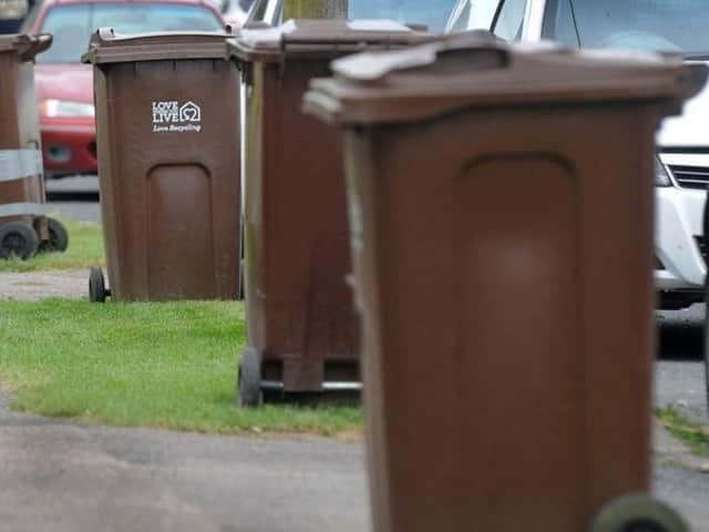 Garden waste bins in Bexhill