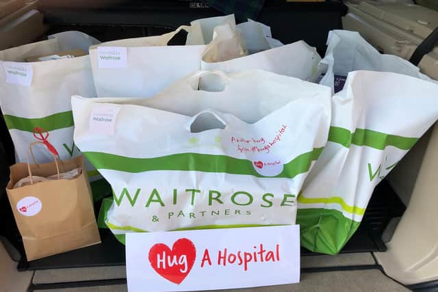 Car full of Easter eggs donated by Waitrose for the hospitals