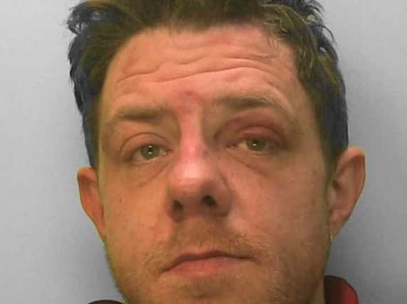 Jonathan Turner, 35, was recognised on CCTV by staff as a regular customer, police said. Photo: Sussex Police