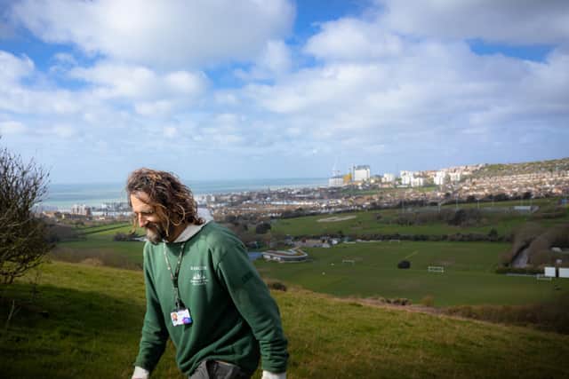 Paul Gorringe, one of the South Downs National Park's 'heroes' promoting its new ambitious ten-point plan