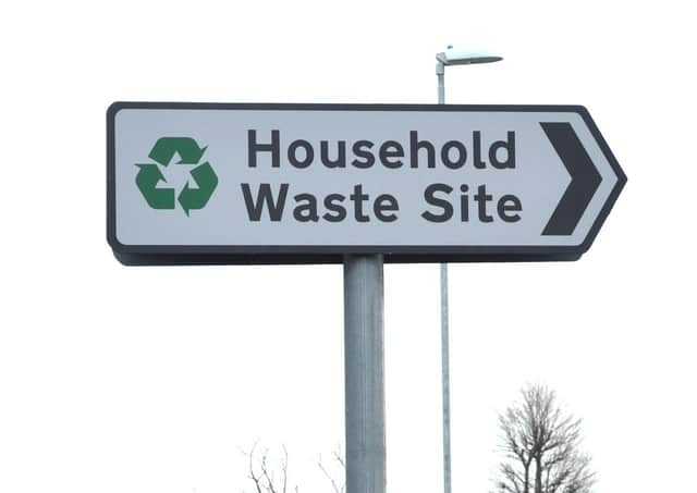 East Sussex household waste recycling sites were closed last month