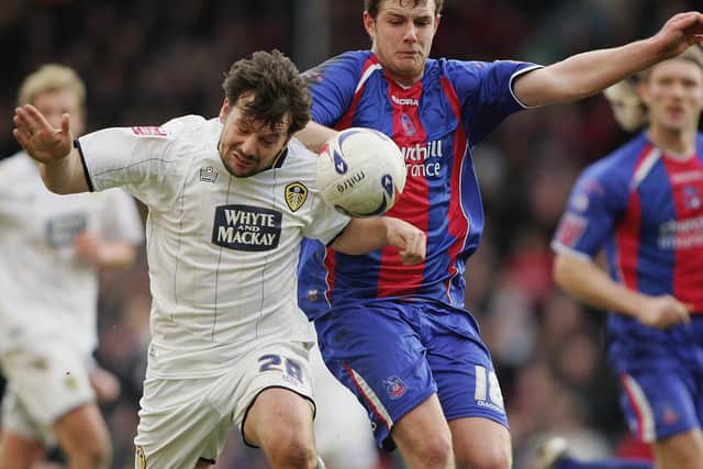 Blake in the thick of the action for Leeds against Crystal Palace / Picture: Getty