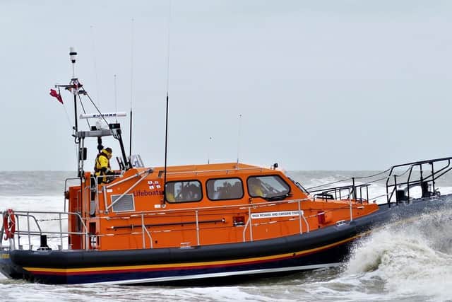 Hastings Lifeboat, Richard and Caroline Colton. Photo by Sid Saunders