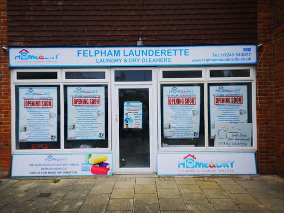 Felpham was chosen as the location for the new launderette because of 'popular demand' and will fill a 'massive gap'