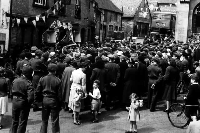 VE Day celebrations in Petworth town centre