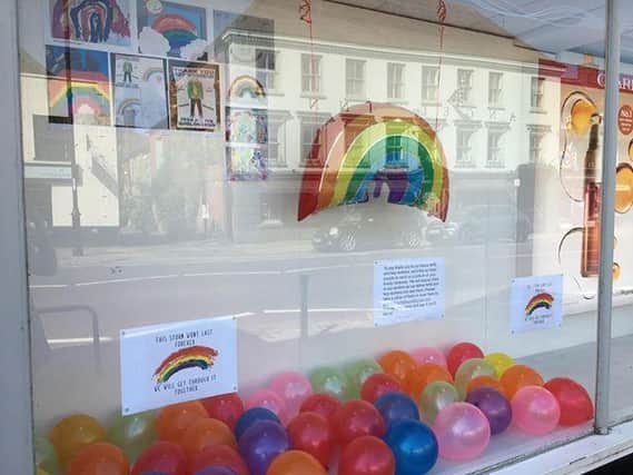 The pharmacy has asked for people to send their rainbows to say thank you to all our fellow NHS and key workers.