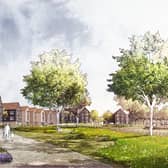 An artist's impression of the Northern Arc homes in Burgess Hill. Picture: Homes England