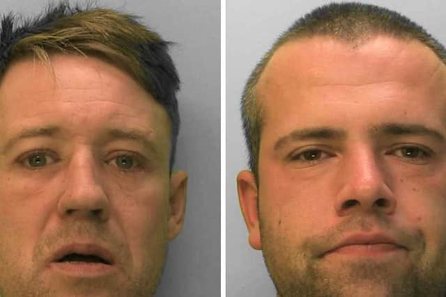 Graham Baker (left) and Billy Betts (right). Picture: Sussex Police