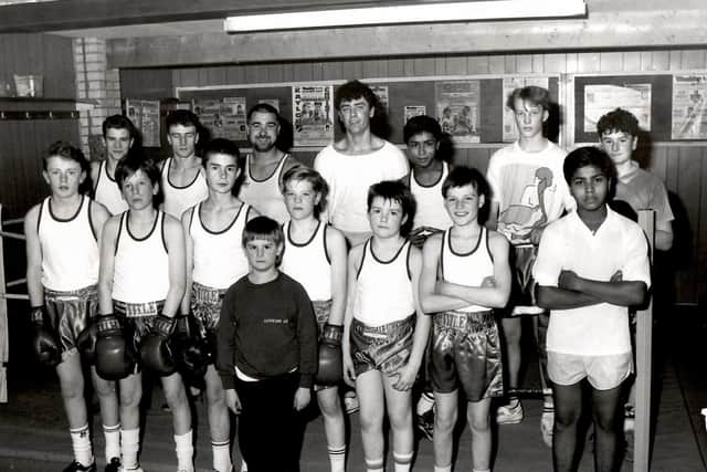 Horsham Boxing Club team photo in 1992