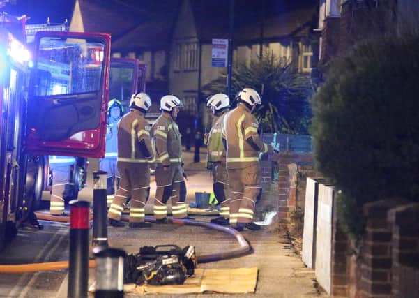 Fire crews attended the incident in Longford Road