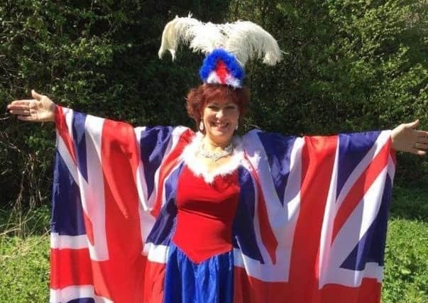 Sarah Esser Haswell, aka the Horsham Diva, will be holding a live sing along on Facebook to mark VE Day SUS-200605-144325001