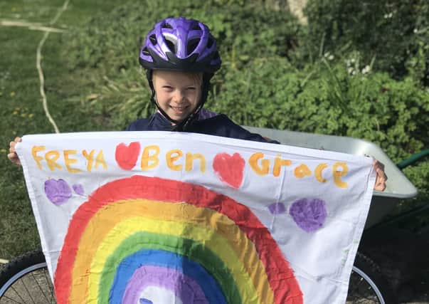 Six-year-old fundraiser Grace Gentle