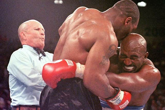 2 Tyson vs Holyfield II - Tyson bites opponent