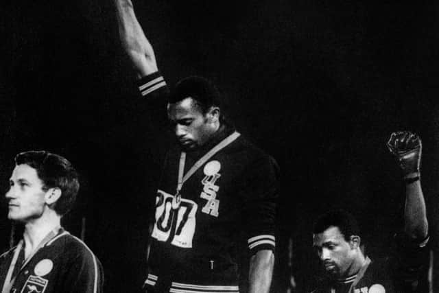 4) Black Rights Movement - 1968 Olympic protest
