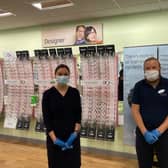 A Crawley opticians and audiologists has announced it is remaining open for essential care.