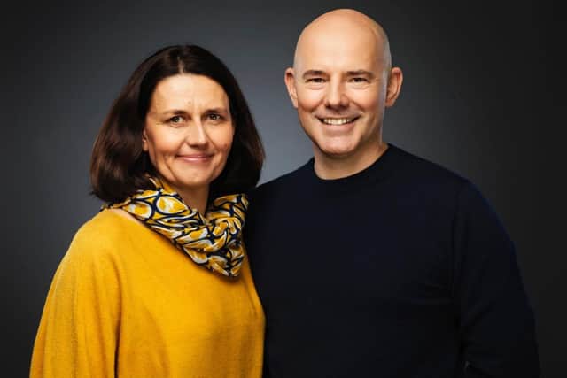 Chichester Festival Theatre's Kathy Bourne (Executive Director) and Daniel Evans (Artistic Director) Photo Seamus Ryan