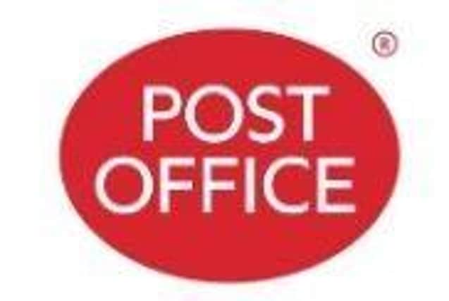 Post Office Ltd logo. SUS-200429-172606001