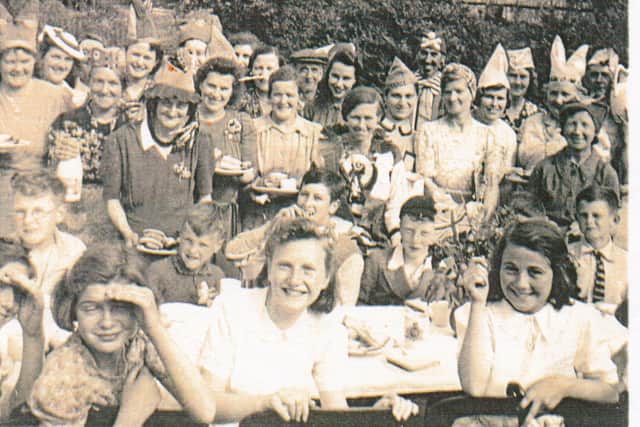 Celebrating VE Day in Upper Beeding in 1945. Picture: Beeding and Bramber Local History Society