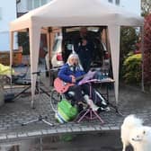 Despite being in a wheelchair,Yvonne Sutcliff was determined to do her bit in the community. Photo: Kate Stewart