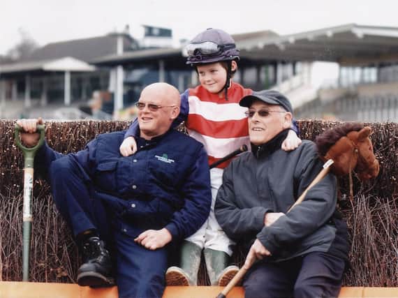 Roger Mant (right) with son Paul and grandson Aiden