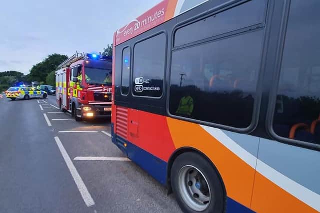 Police and fire crews responded to the incident at East Wittering