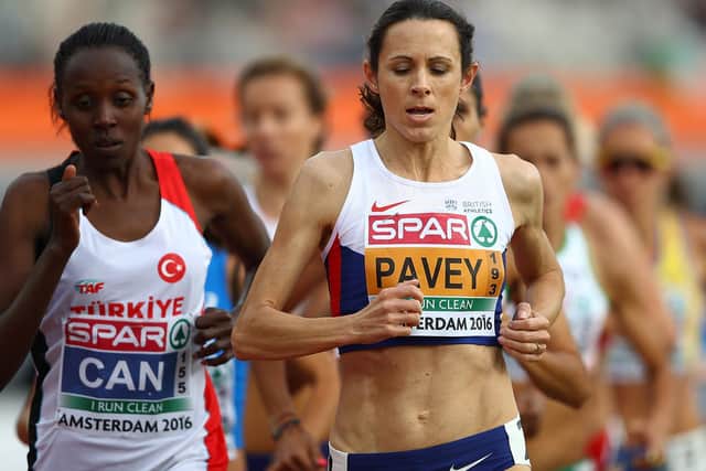 Jo Pavey in action for Great Britain