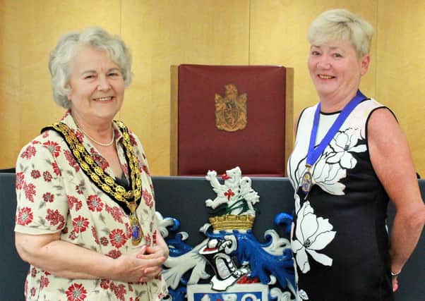 Chairman Cllr Kate Rowbottom and Vice Chairman Cllr Karen Burgess pictured last year
