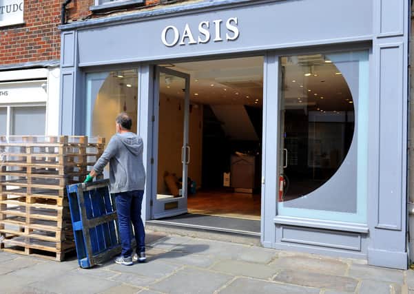 Oasis are moving out of their store in Chichester . Pic Steve Robards SR2005125 SUS-201205-165553001