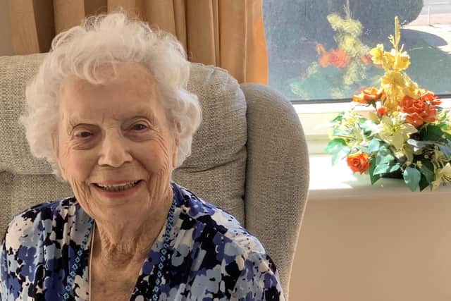 Jeannette Wishart celebrated her 102nd birthday in Worthing