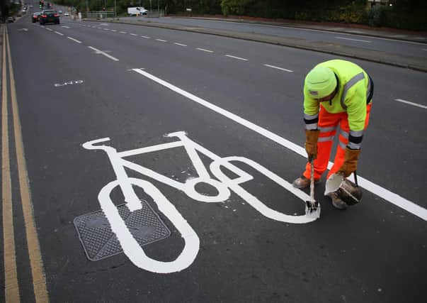 New cycle lanes are being created