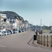 Hastings seafront pictured on day one of the UK lockdown. SUS-200324-111205001