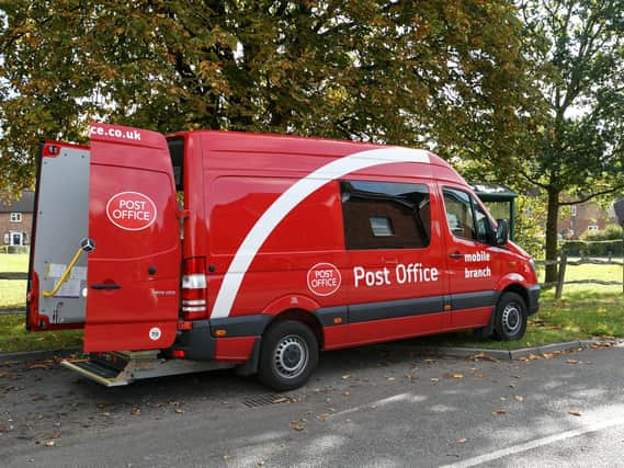 The travelling post office is aboard a 'specifically designed vehicle' and operated by the postmaster for Grayshott, who already provides service to ten rural communities with the mobile service.