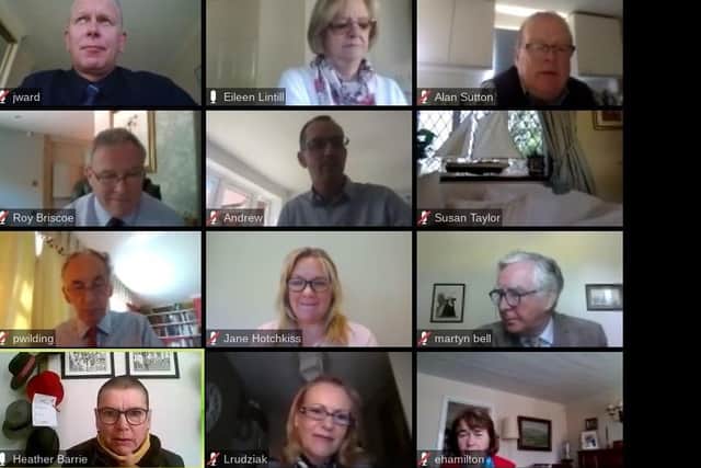 Virtual Chichester District Council Cabinet zoom meeting