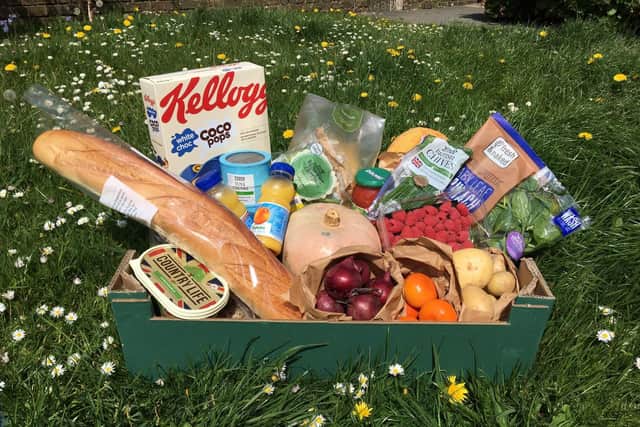 An example of a food parcel provided by Littlehampton Community Fridge