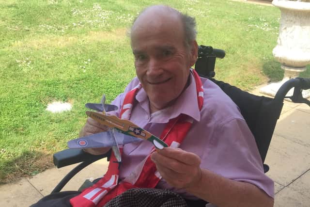 Making model planes was one of the VE Day activities at Kingsland House in Shoreham