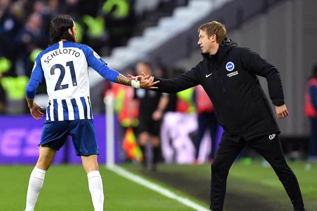 Brighton and Hove Albion head coach Graham Potter is unconvinced about a change to the rules