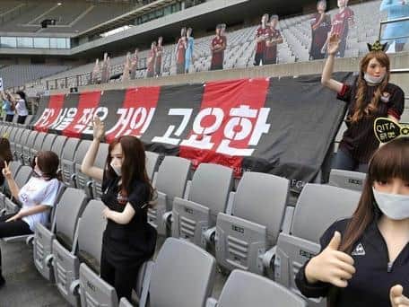 Thumbs up from the FC Seoul mannequins