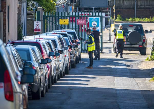 Queues build up as Hove's rubbish tip reopens to the public