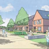An artist's impression of the new homes at Kilnwood Vale in Faygate