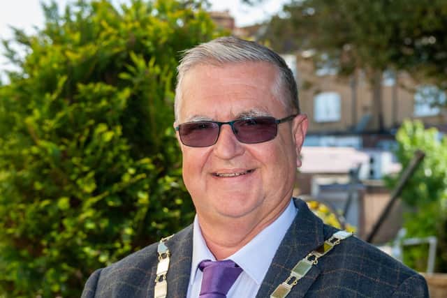 The new Littlehampton Town Mayor, councillor David Chace